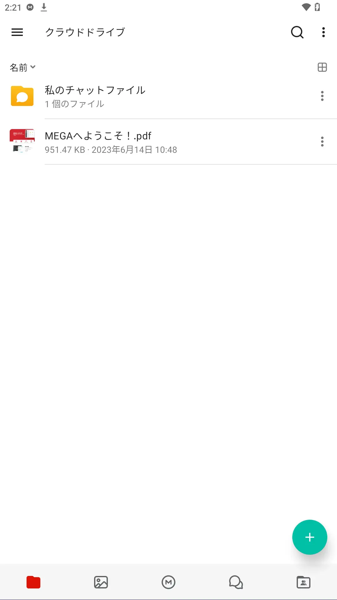 私のチャットファイル